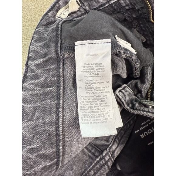 Madewell Womens Dark Gray The Curvy Perfect Vintage Jean Size 24P B641 - Picture 8 of 14